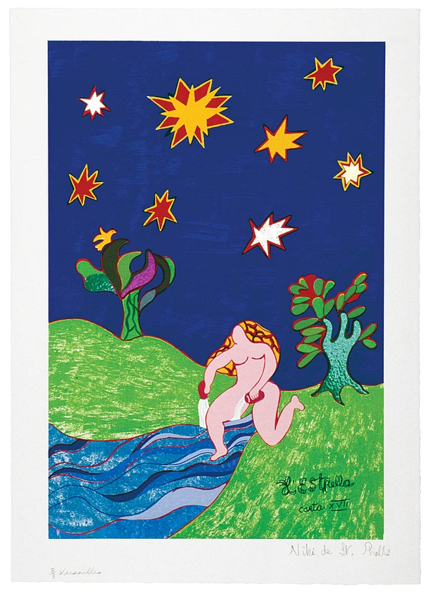 Oeuvre de Niki de Saint Phalle, L'Étoile, carte n°XVII